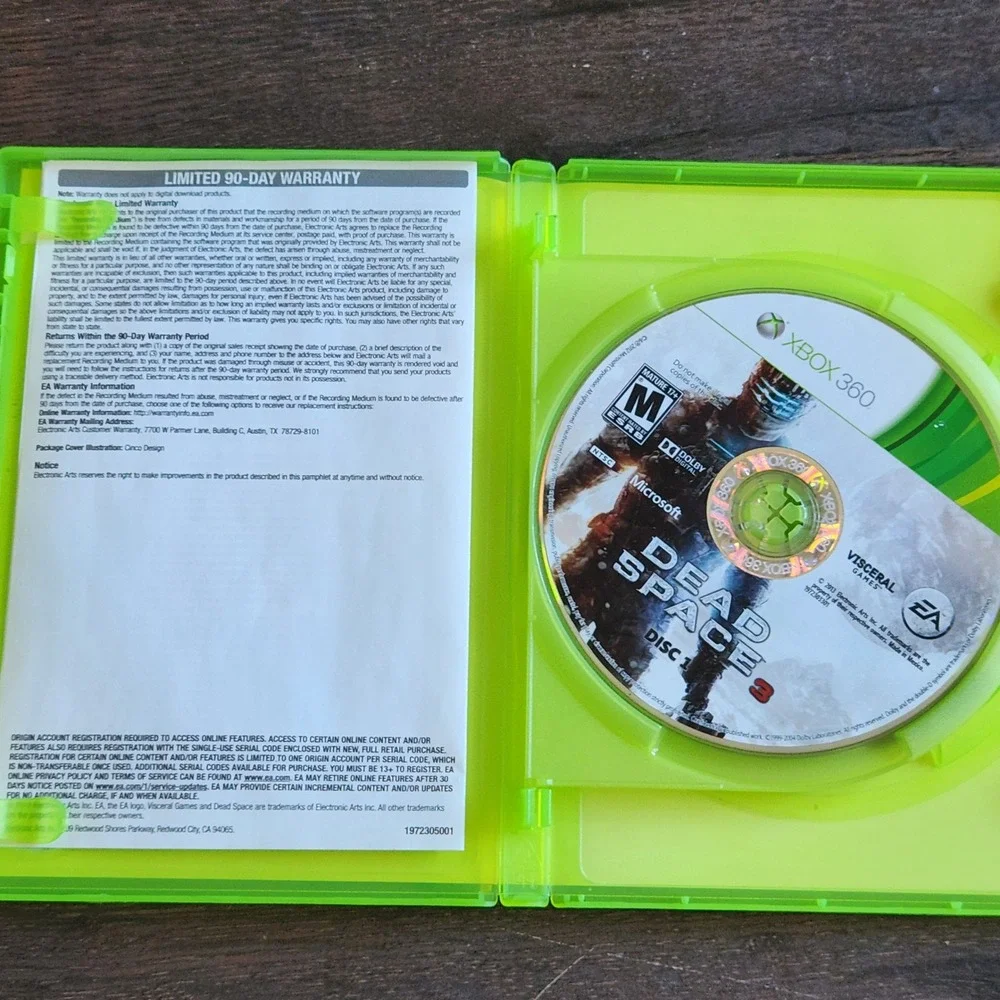 Dead Space 3 Limited Edition Xbox 360 Complete‎ Game Survival Horror EA